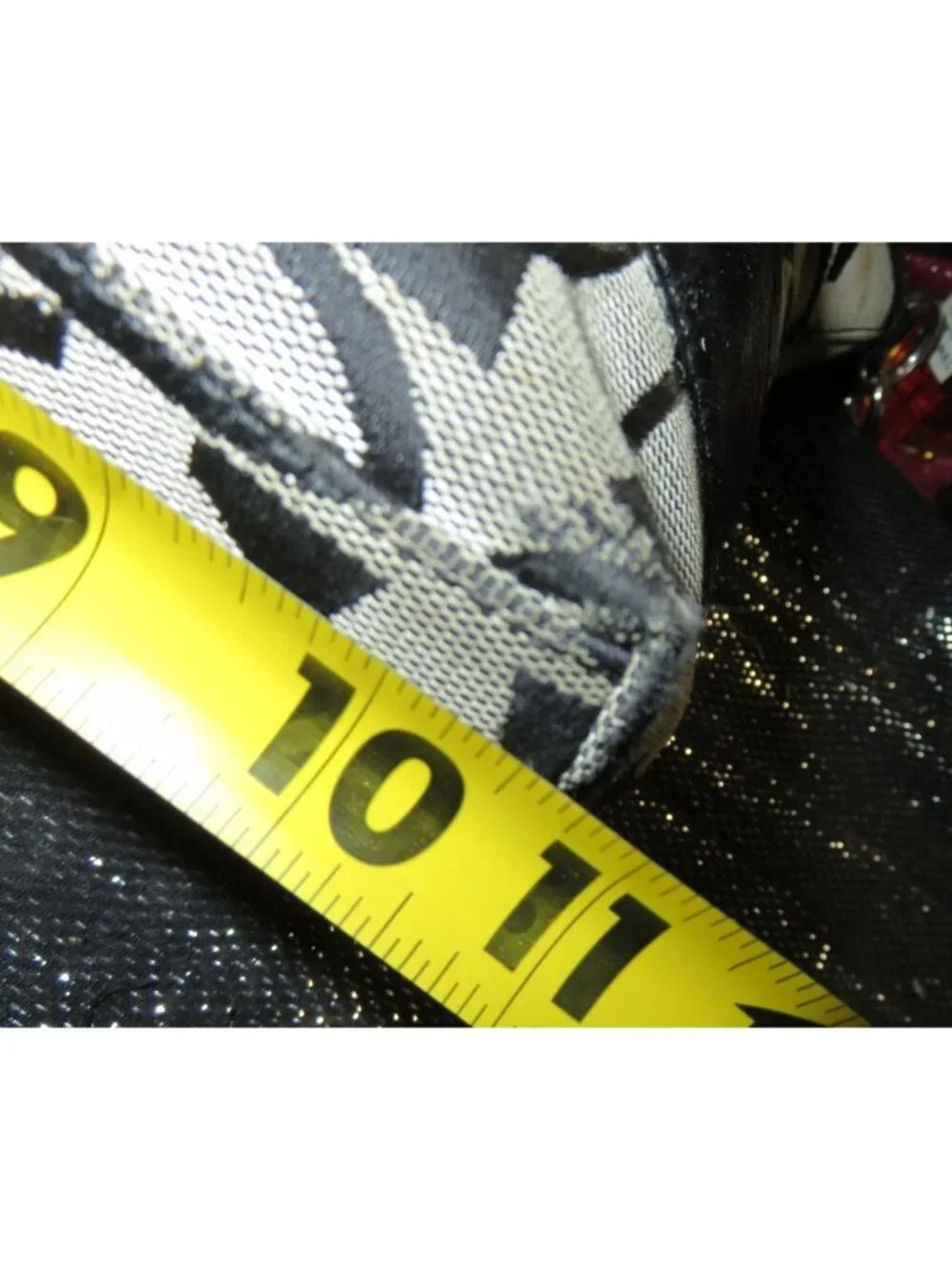 Coach 2008 Cursive Creed Limited Edition Signature Stripe Canvas & Leather Tote - Picture 9 of 9